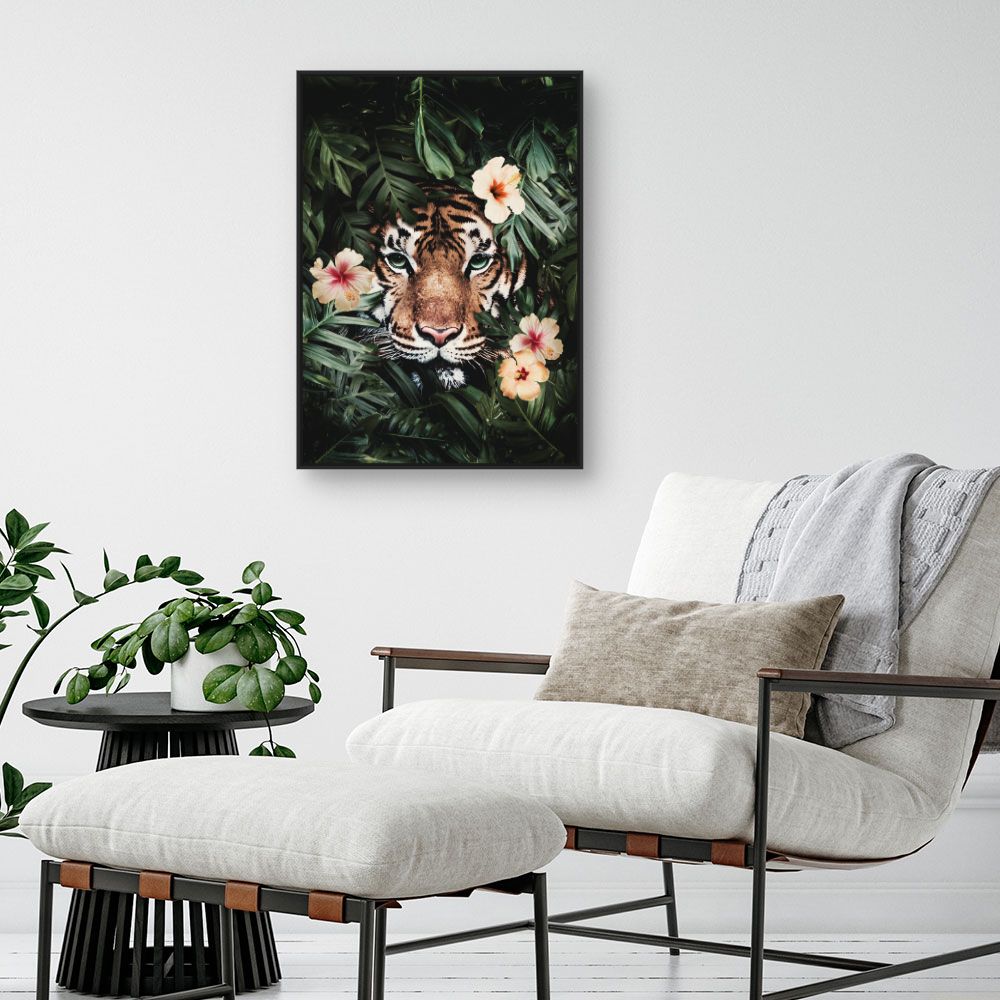 Tableau Tigre exotique