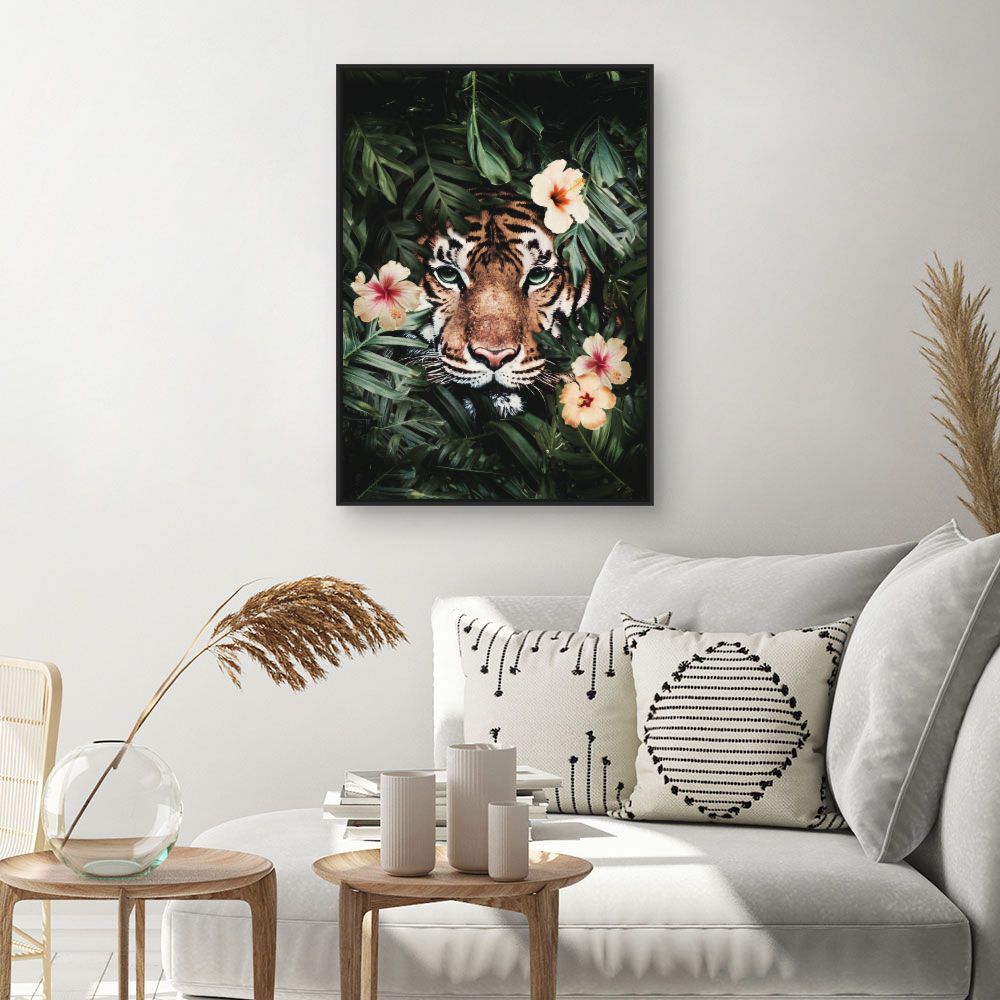 Tableau Tigre exotique