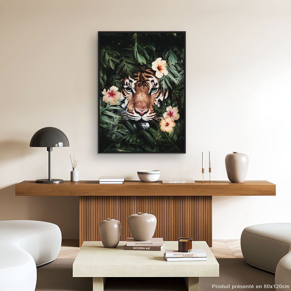 Tableau Tigre exotique