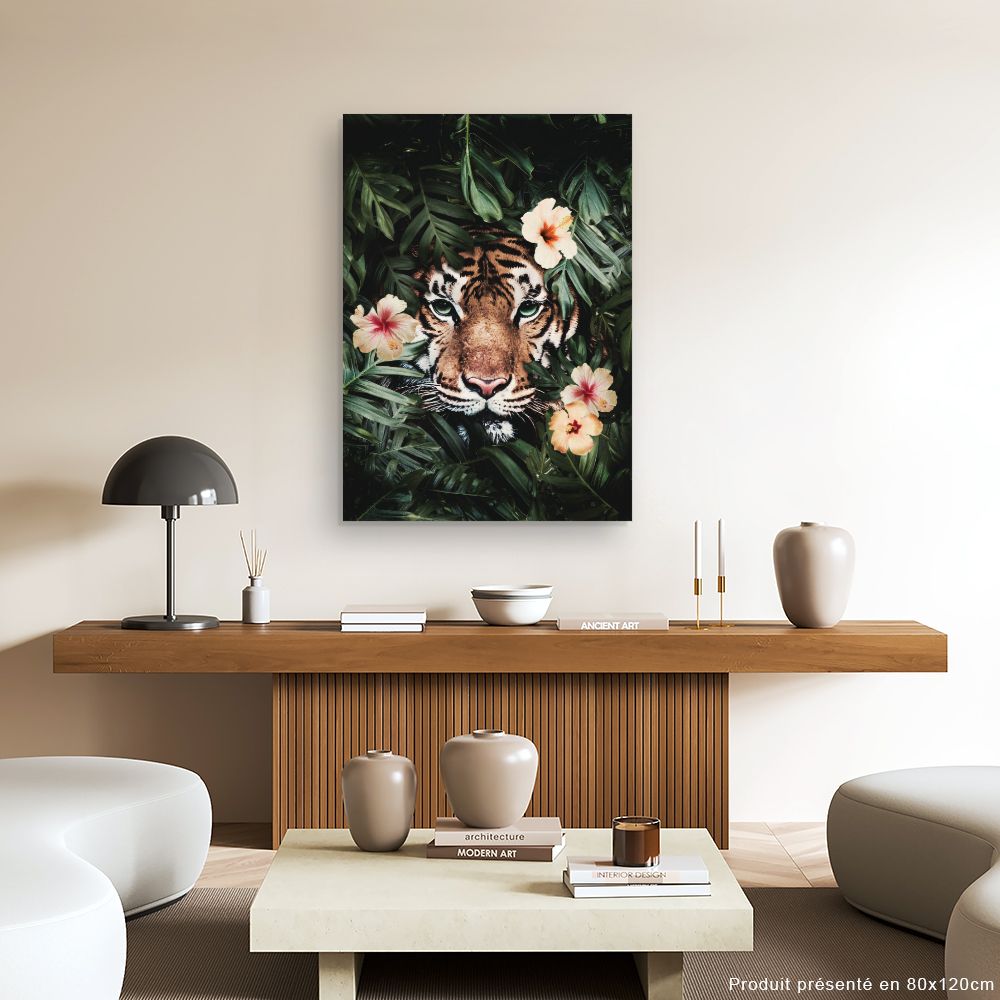 Tableau Tigre exotique