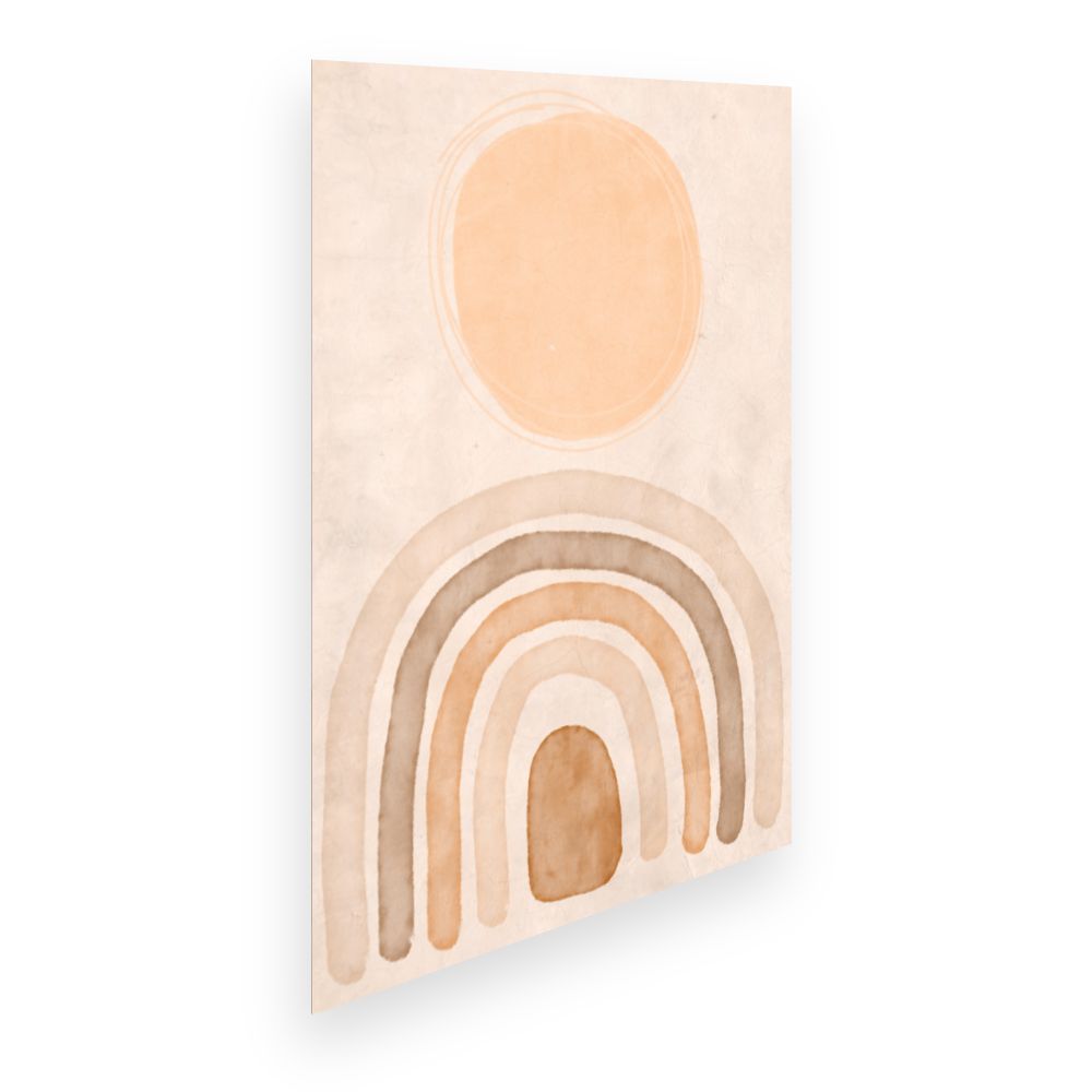 Affiche Arc pastel doux