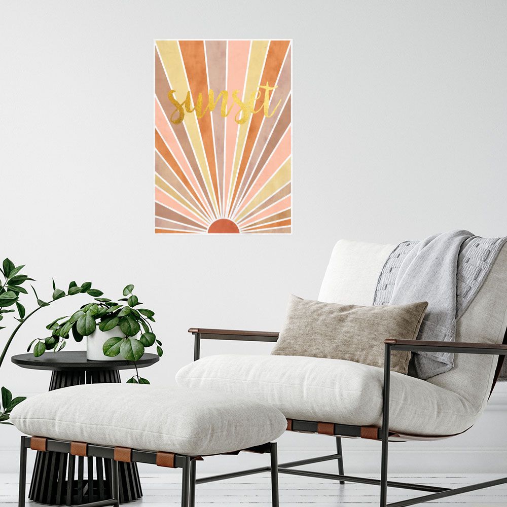 Affiche Coucher de soleil