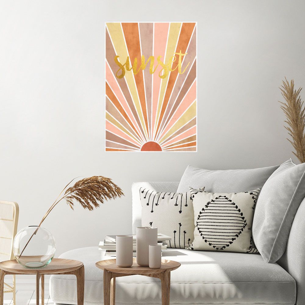 Affiche Coucher de soleil