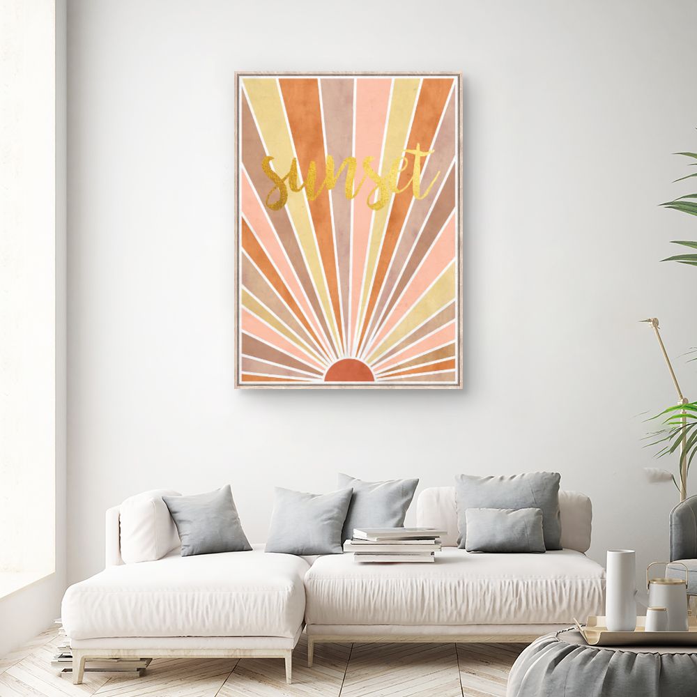 Tableau Rayons chaleureux