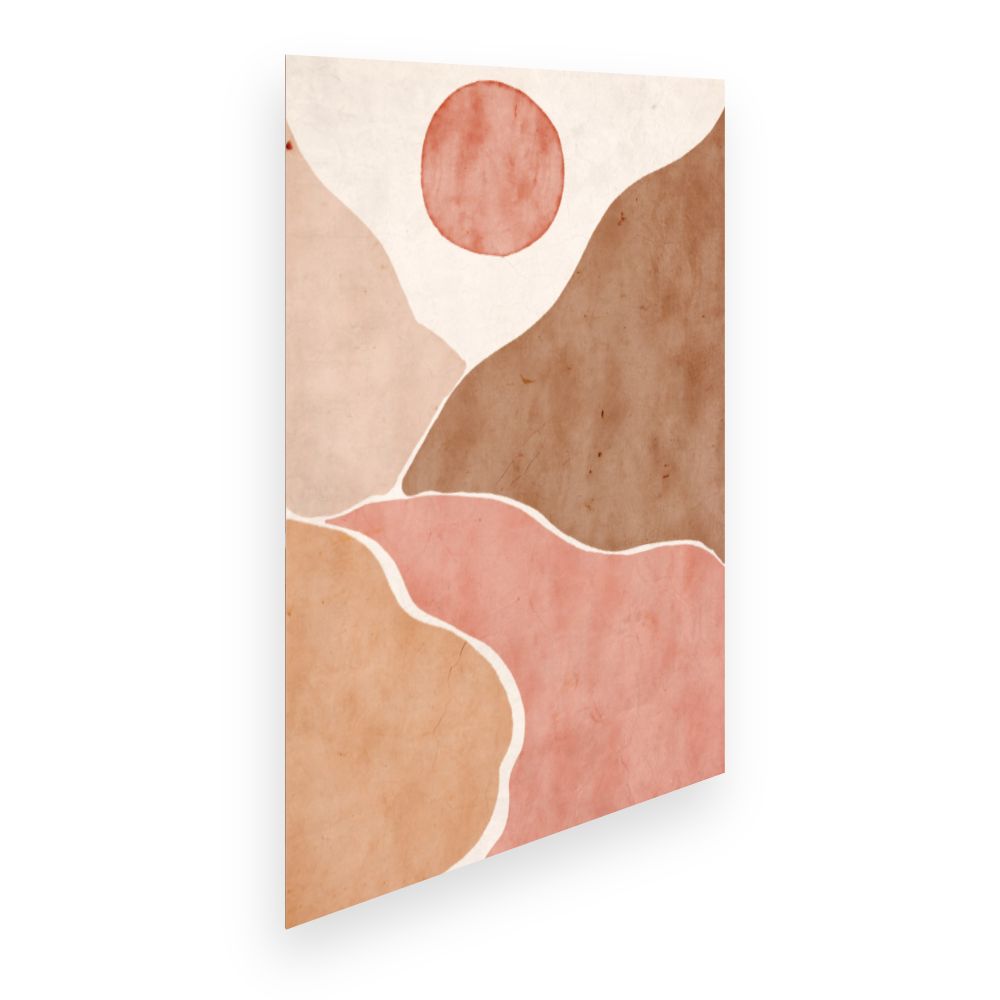 Affiche Collines abstraites