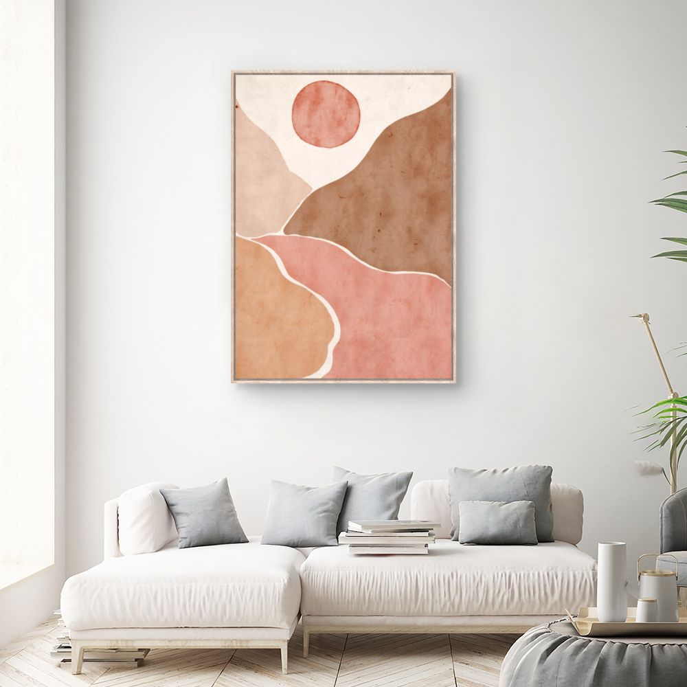 Tableau Abstrait désertique