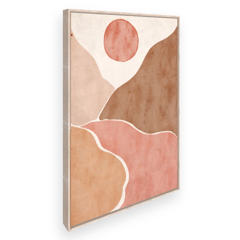 Toile Abstrait désertique