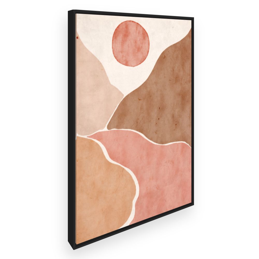 Toile Abstrait désertique