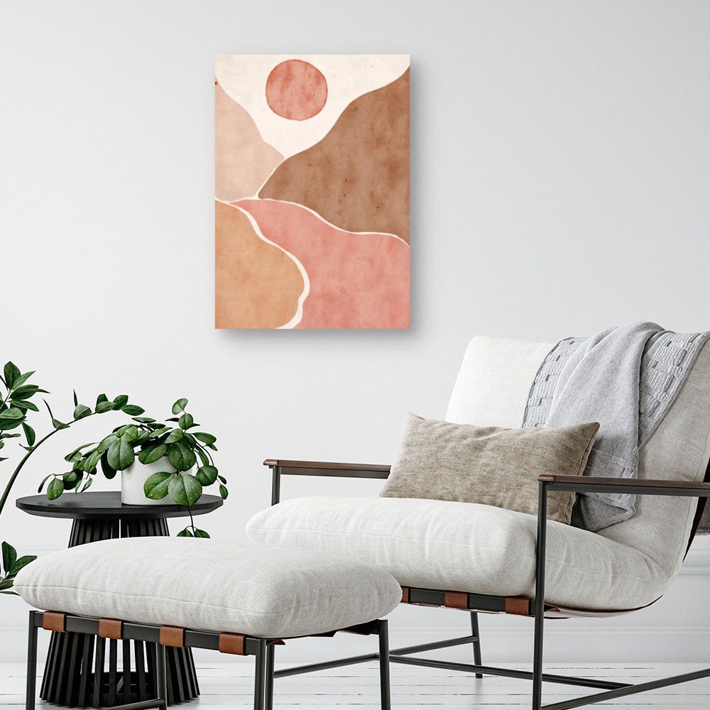 Tableau Abstrait désertique