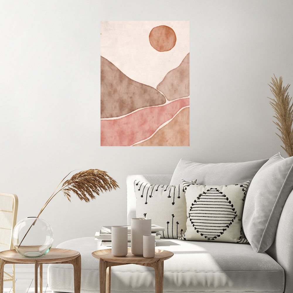 Affiche Paysage abstrait doux