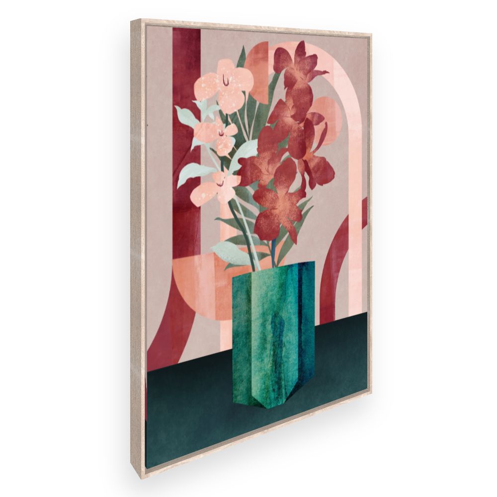 Toile Fleurs modernes