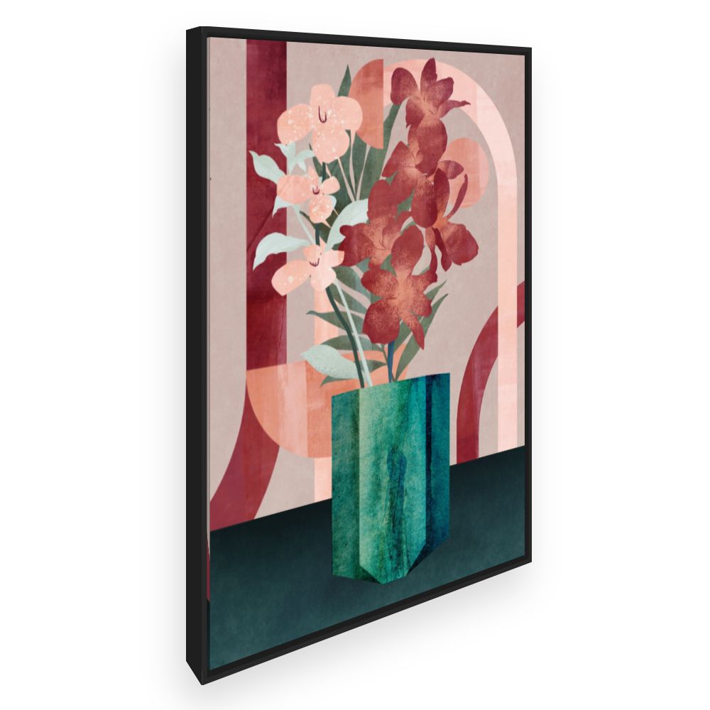 Toile Fleurs modernes