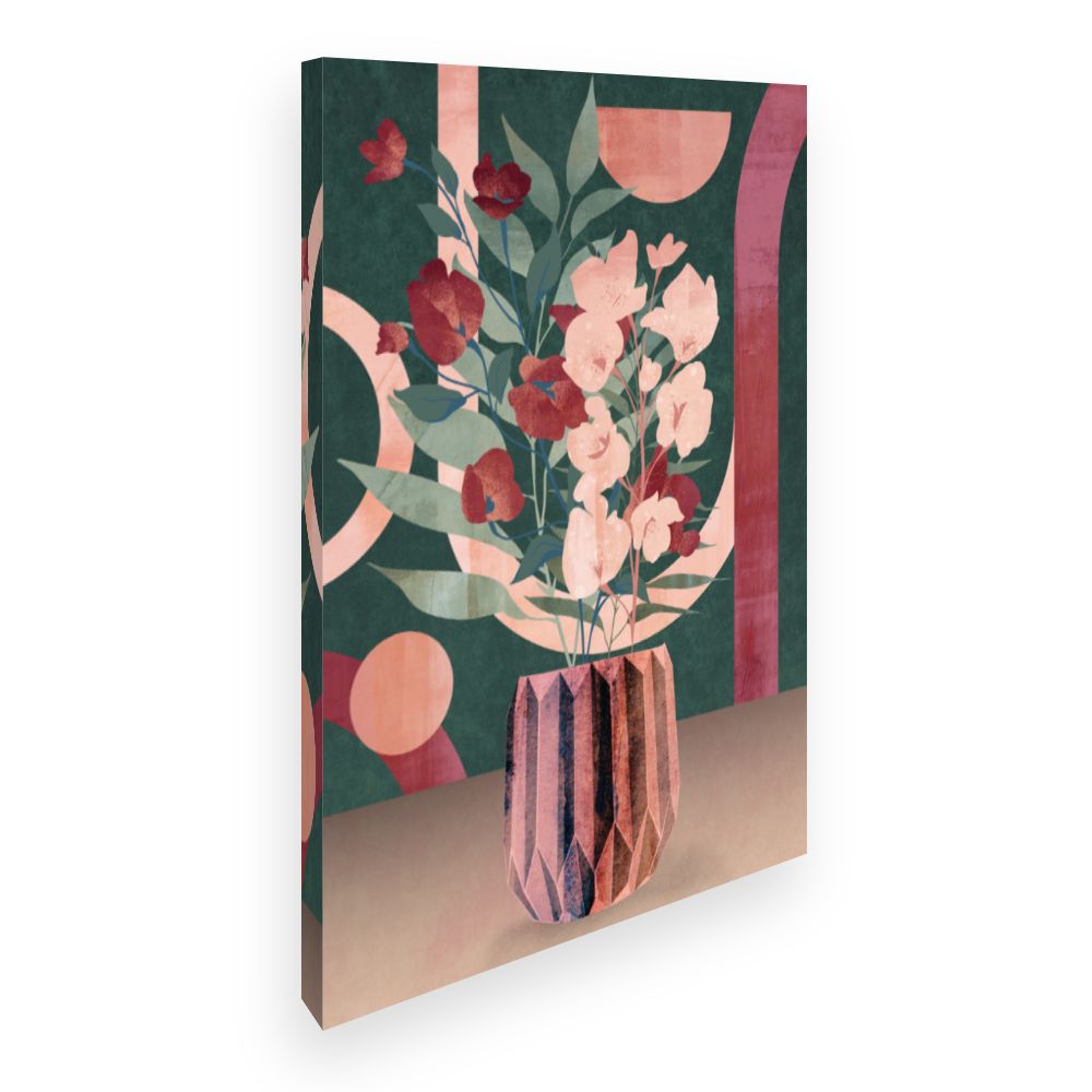 Toile Fleurs modernes