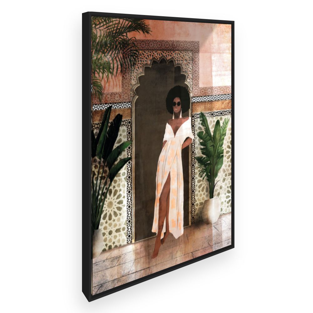 Toile Élégance exotique