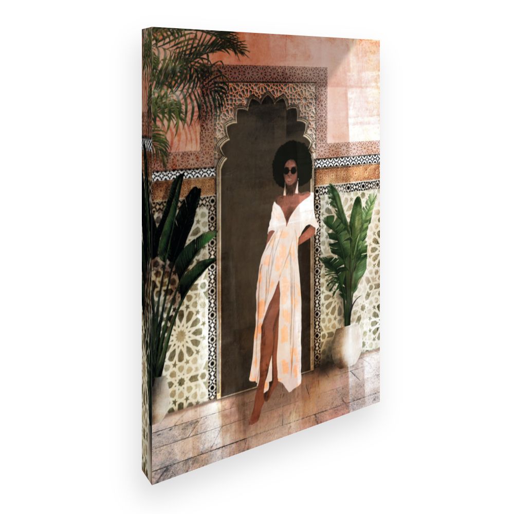 Toile Élégance exotique