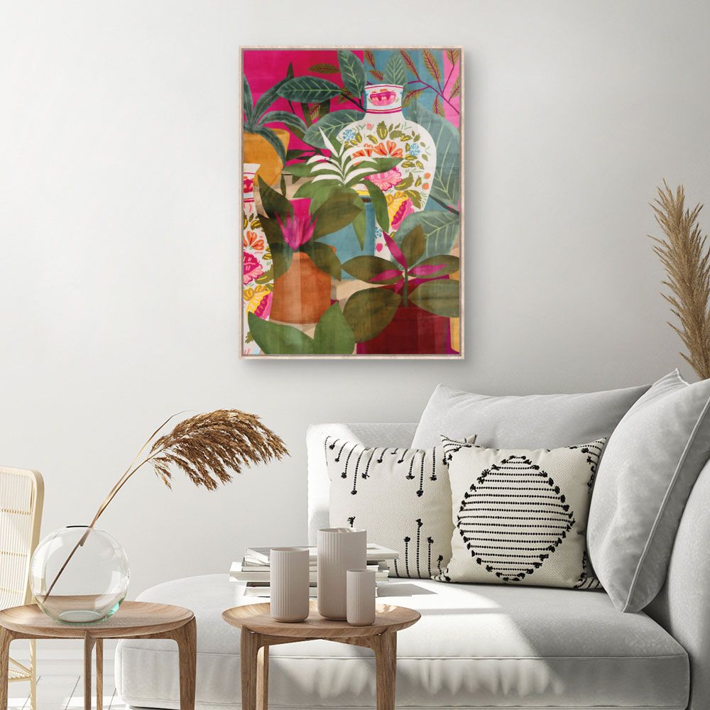 Tableau Nature florale vibrante