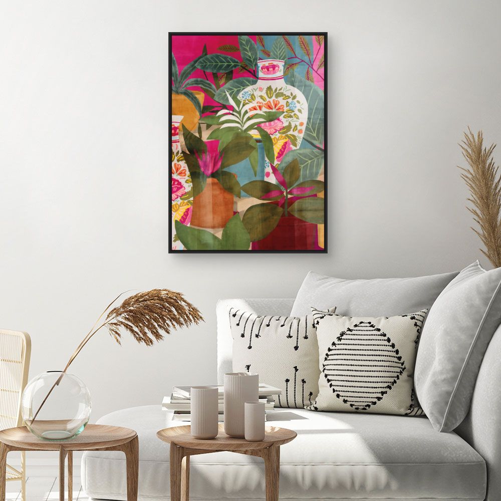 Tableau Nature florale vibrante