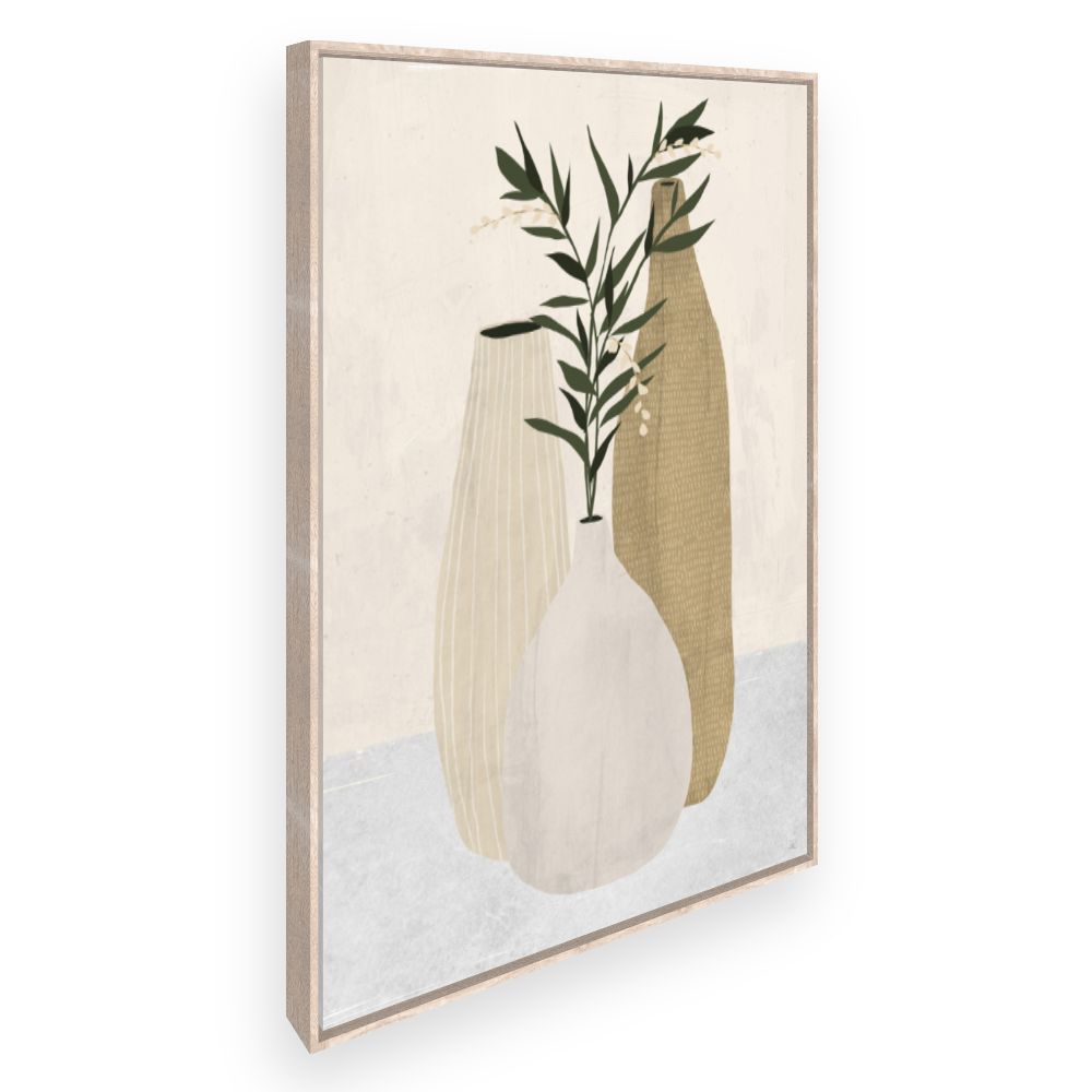 Toile Vases minimalistes