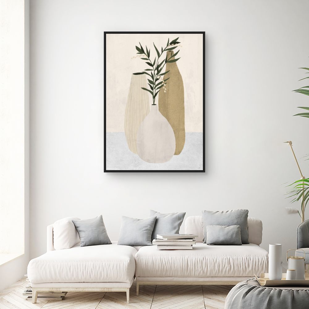 Tableau Vases minimalistes