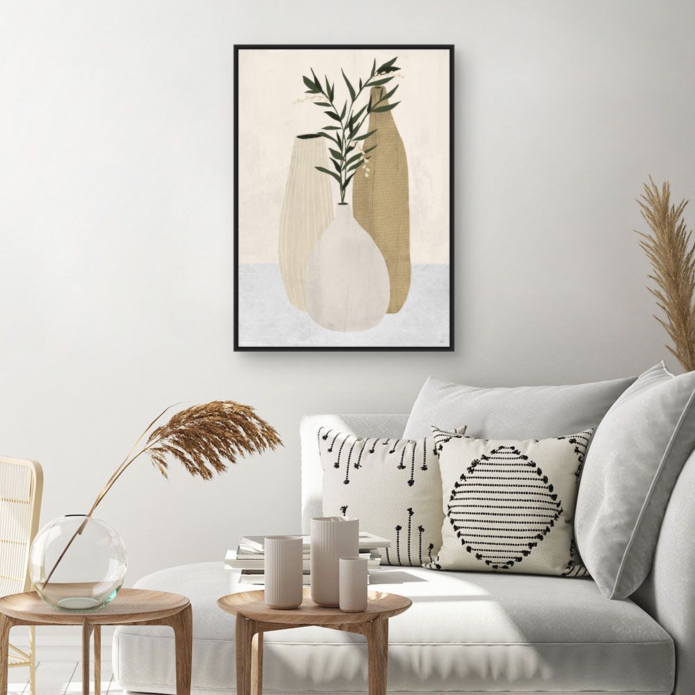 Tableau Vases minimalistes