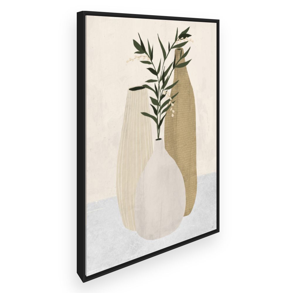 Toile Vases minimalistes
