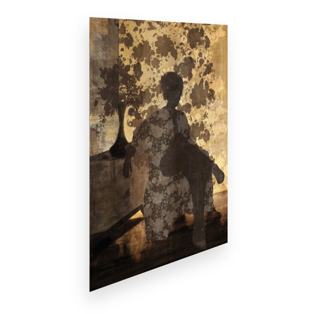 Affiche Silhouette florale élégante