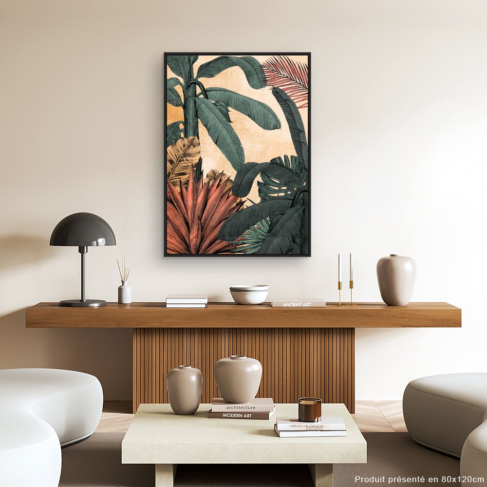 Tableau Jungle exotique