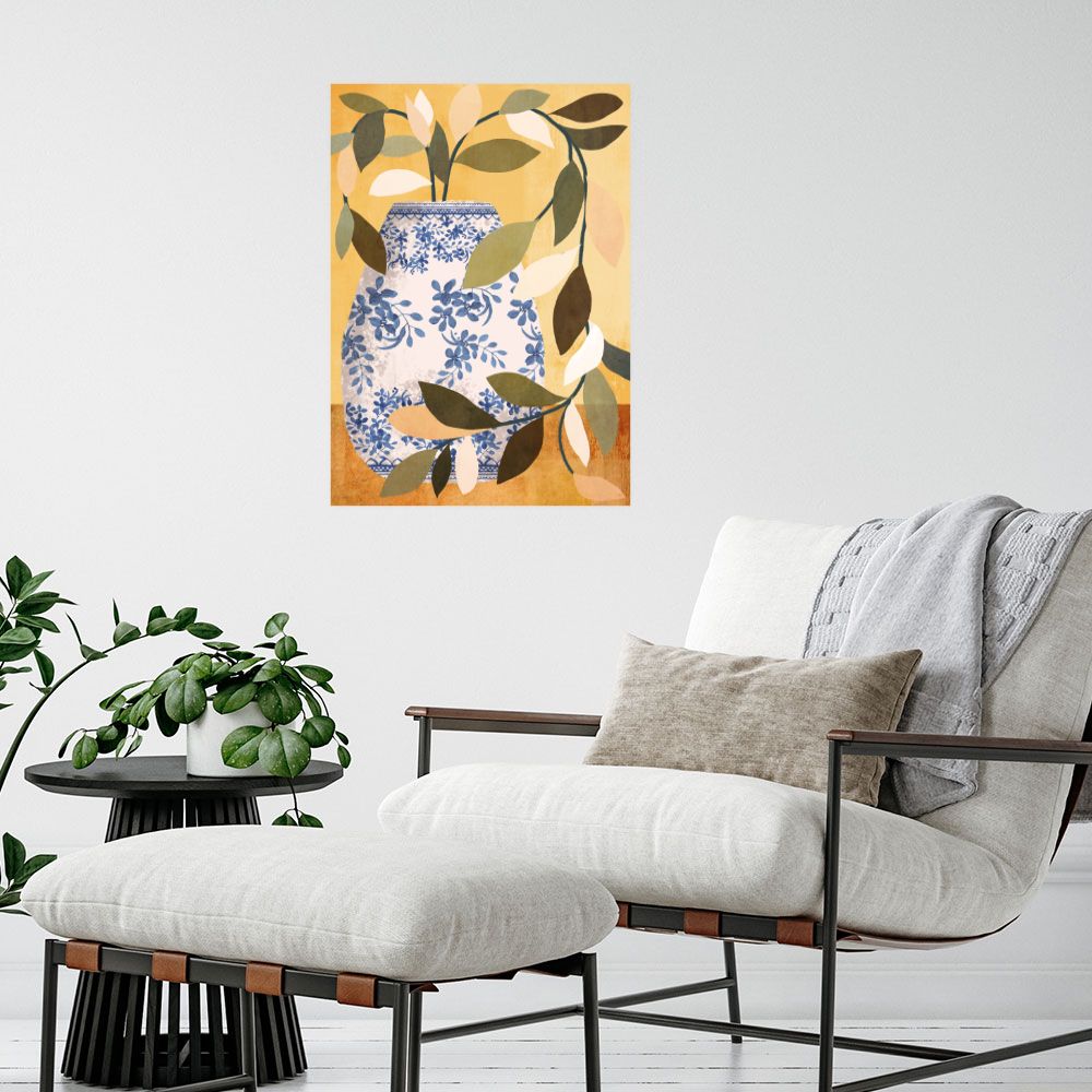 Affiche Vase fleuri chic