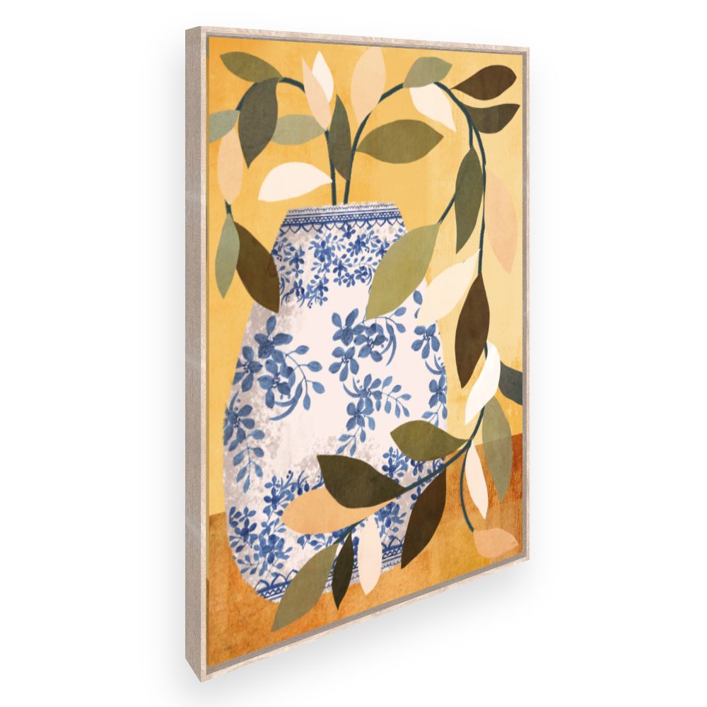 Toile Vase fleuri élégant