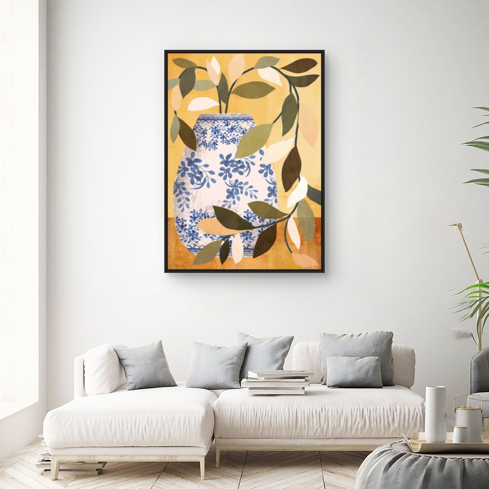 Tableau Vase fleuri élégant