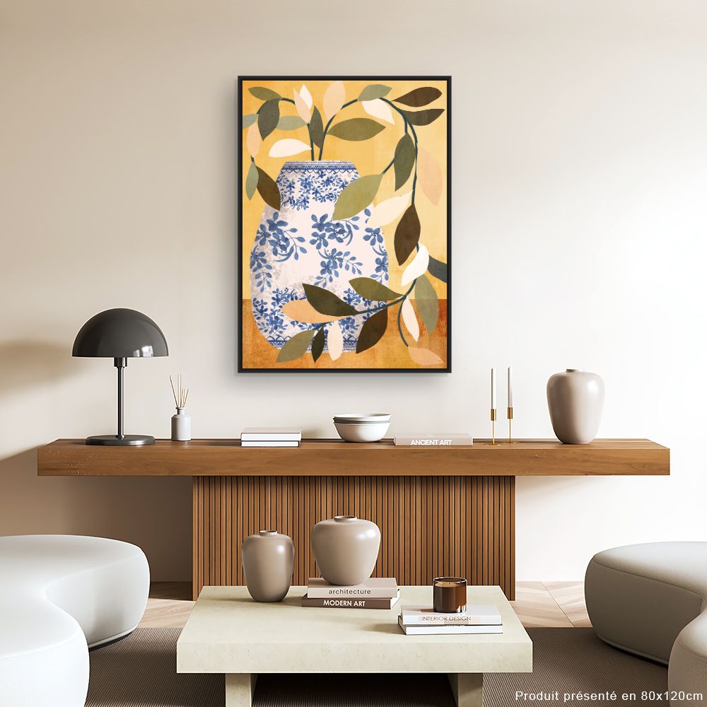 Tableau Vase fleuri élégant