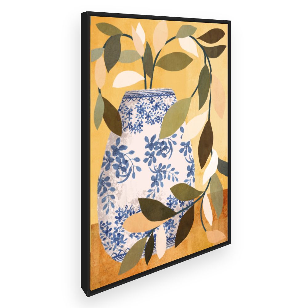 Toile Vase fleuri élégant