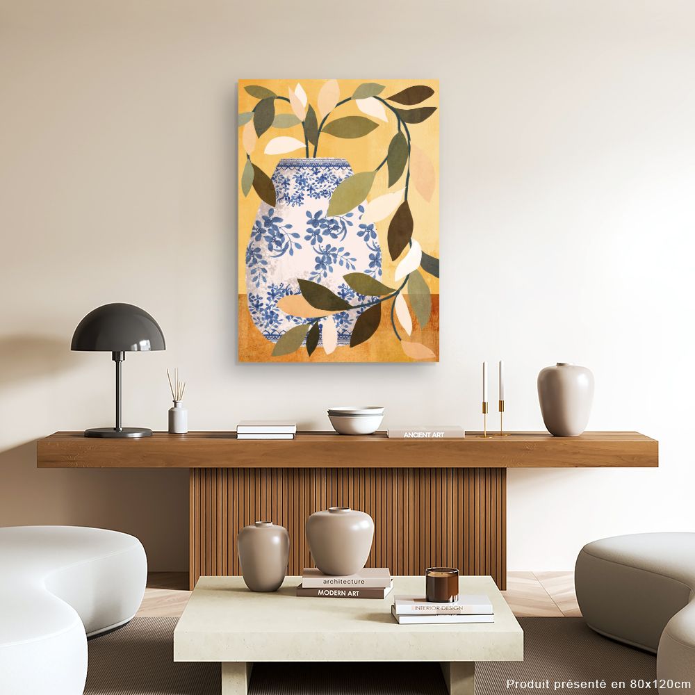 Tableau Vase fleuri élégant