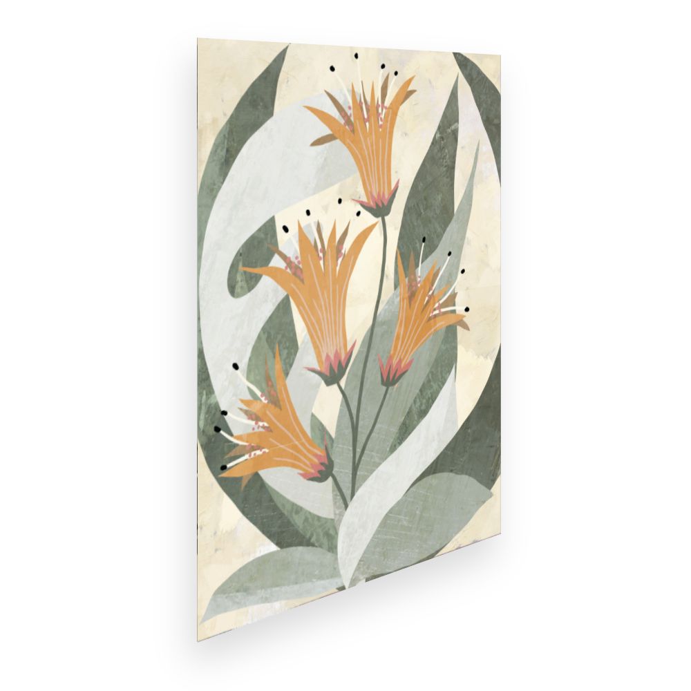 Affiche Fleurs exotiques pastel