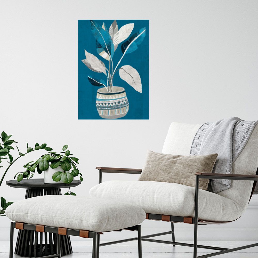 Affiche Feuilles exotiques