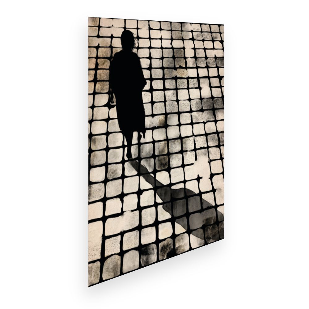 Affiche Silhouette en réflexion