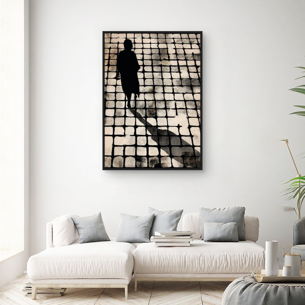 Tableau Silhouette pavée