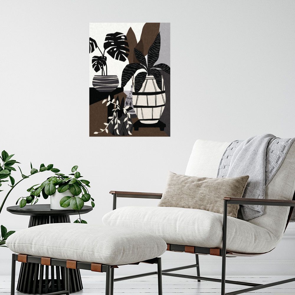 Affiche Feuillage minimaliste