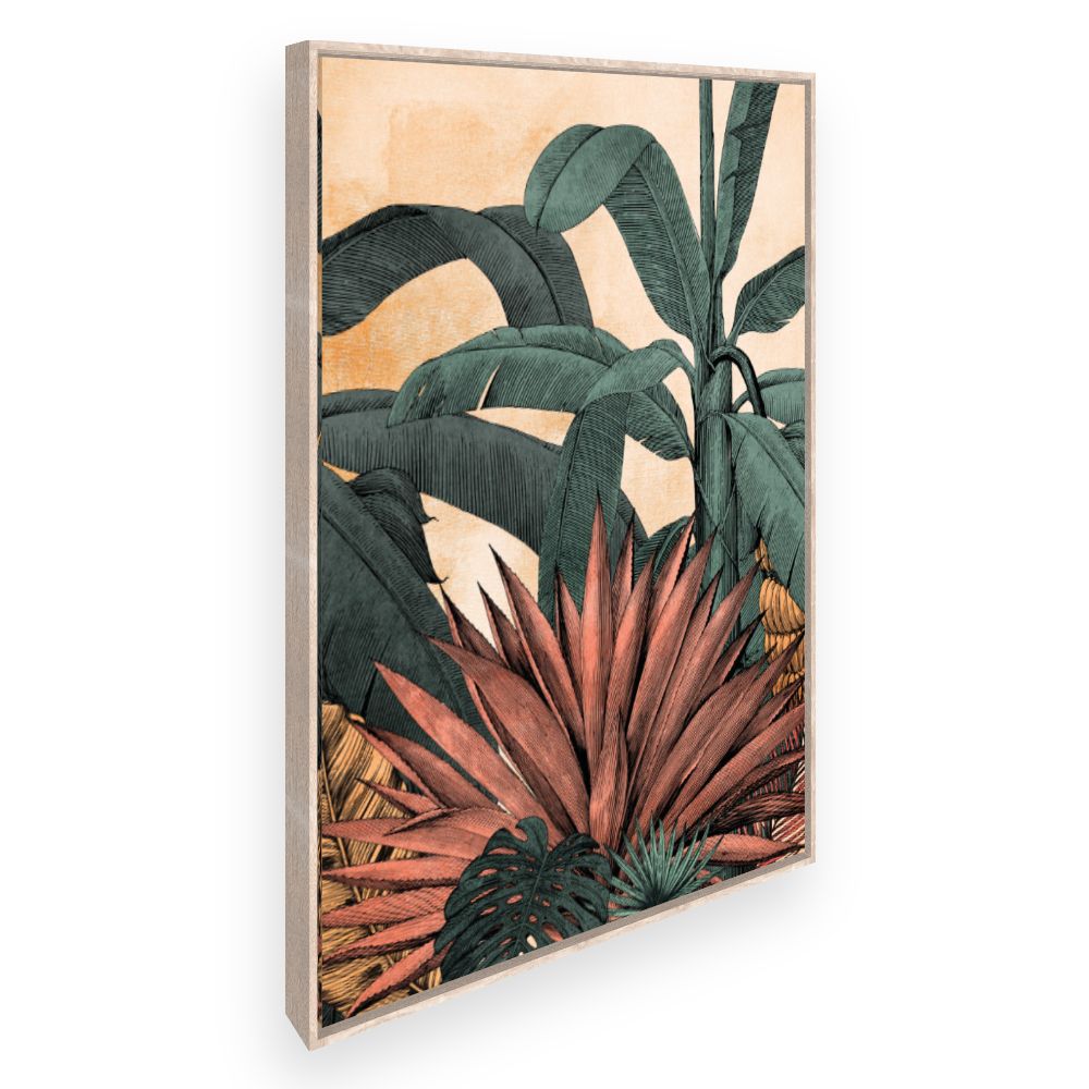 Tableau Feuillage exotique