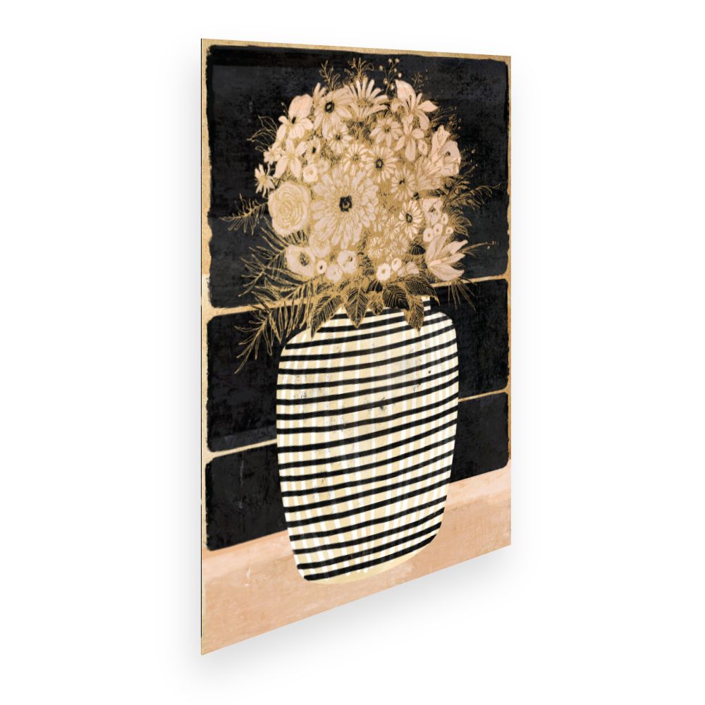 Affiche Bouquet fleuri graphique
