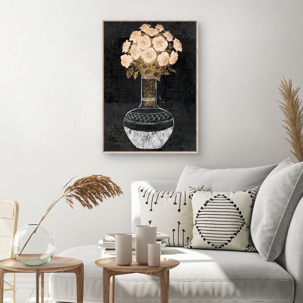Tableau Bouquet romantique