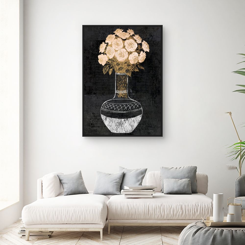 Tableau Bouquet romantique
