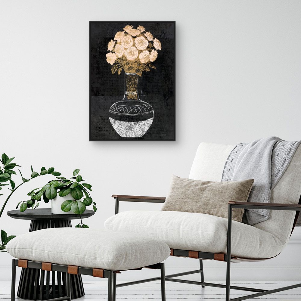 Tableau Bouquet romantique