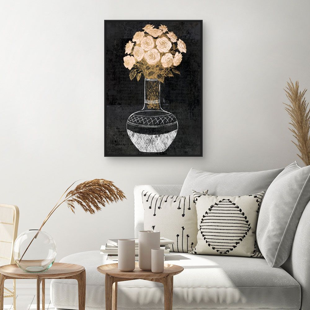 Tableau Bouquet romantique