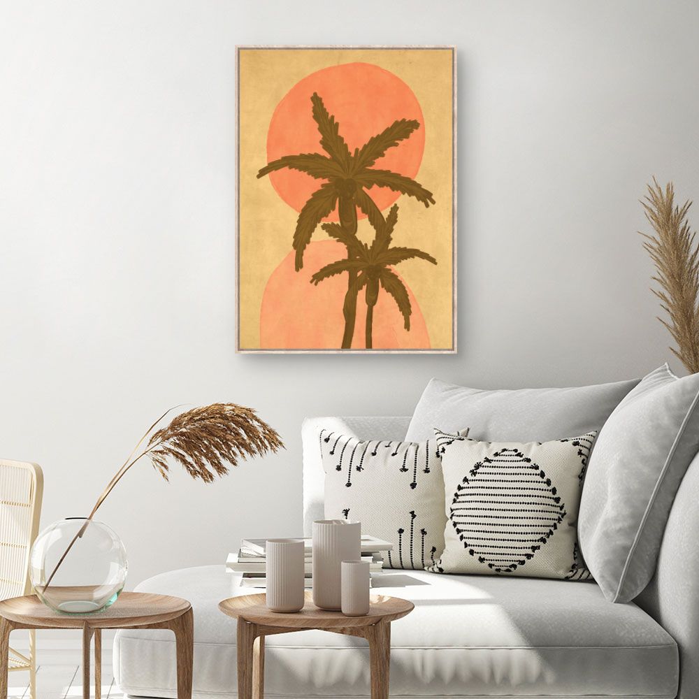 Tableau Palmiers exotiques