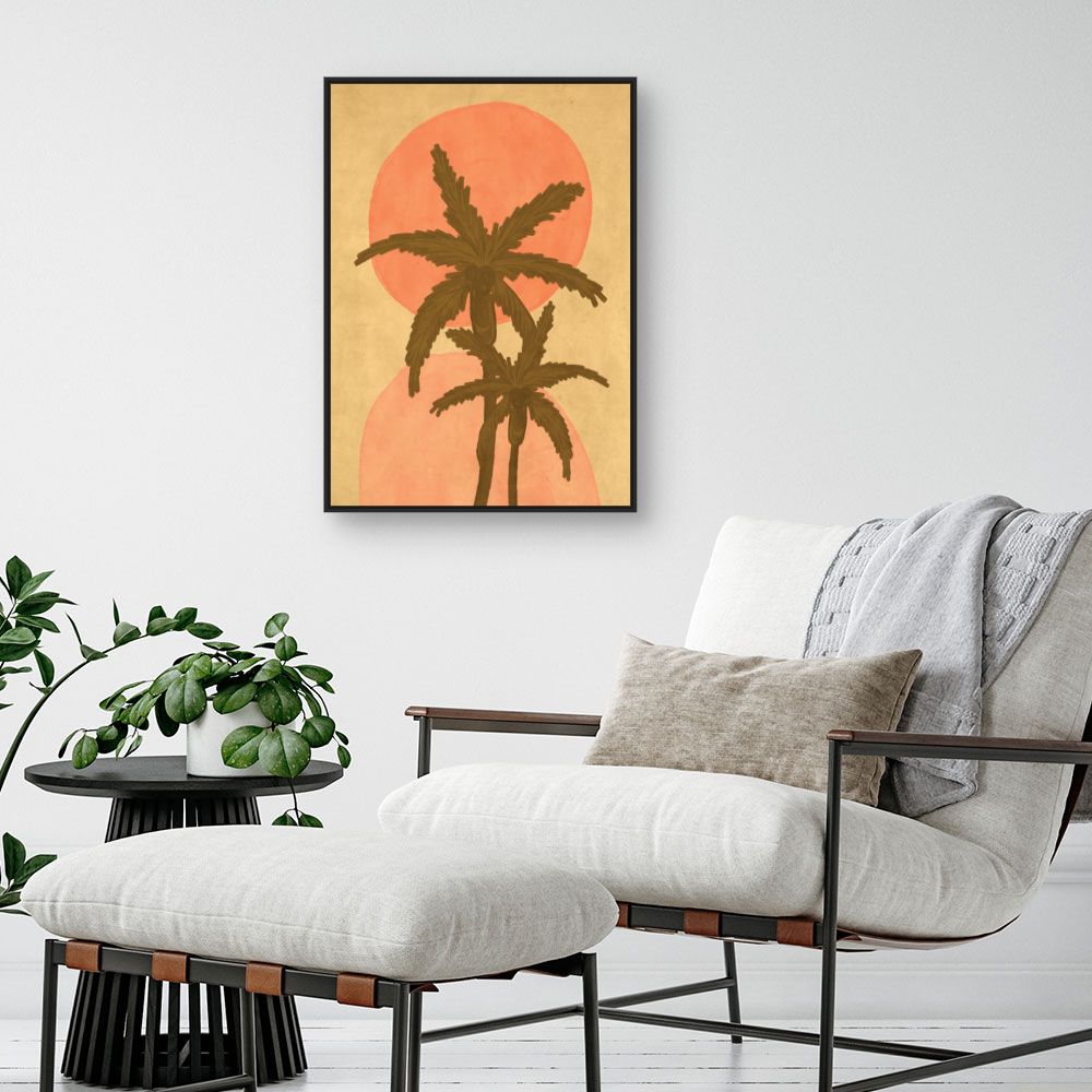 Tableau Palmiers exotiques