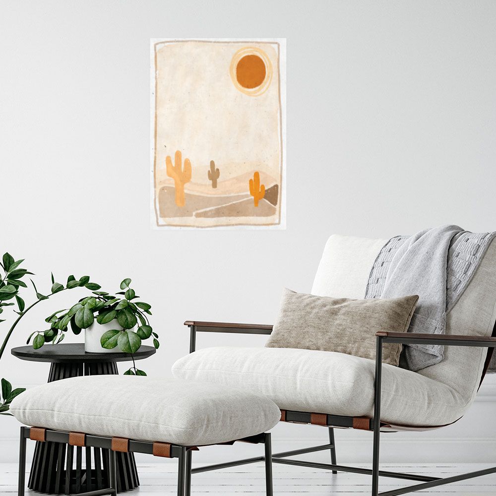 Affiche Désert ensoleillé