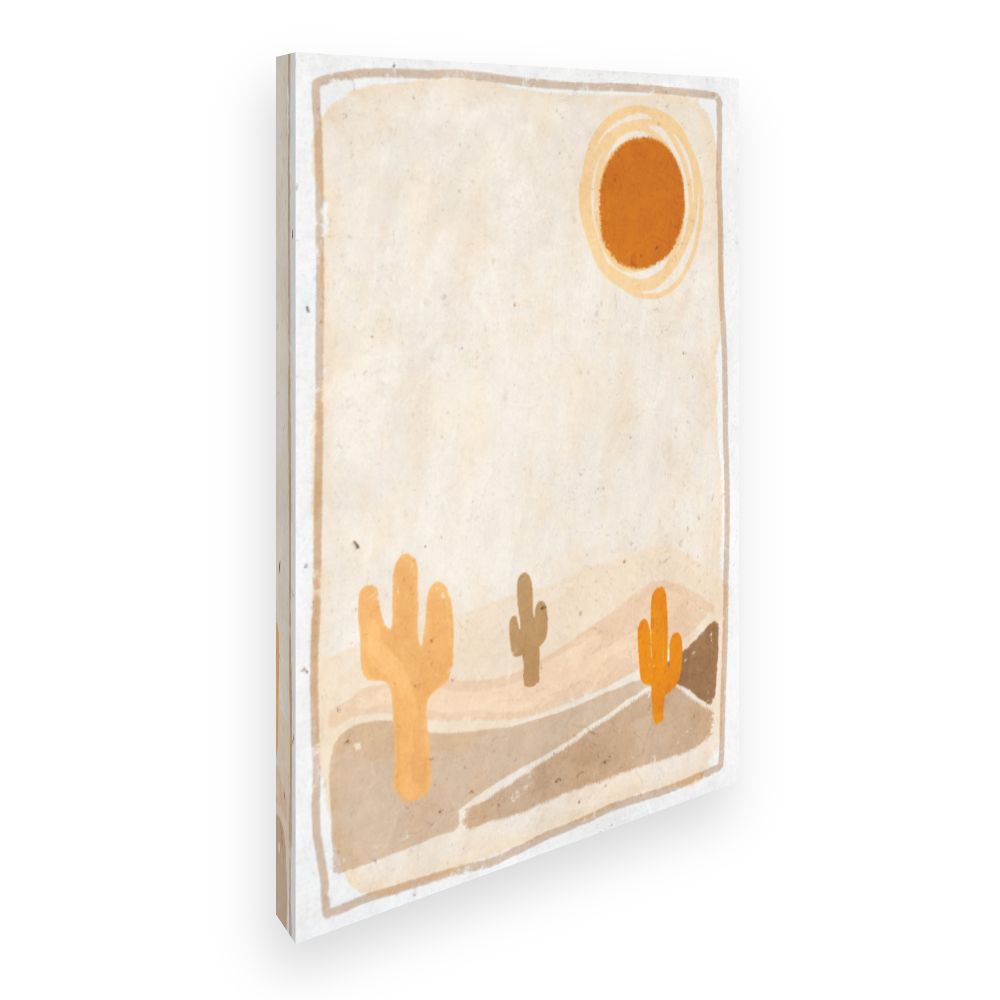 Toile Soleil désertique