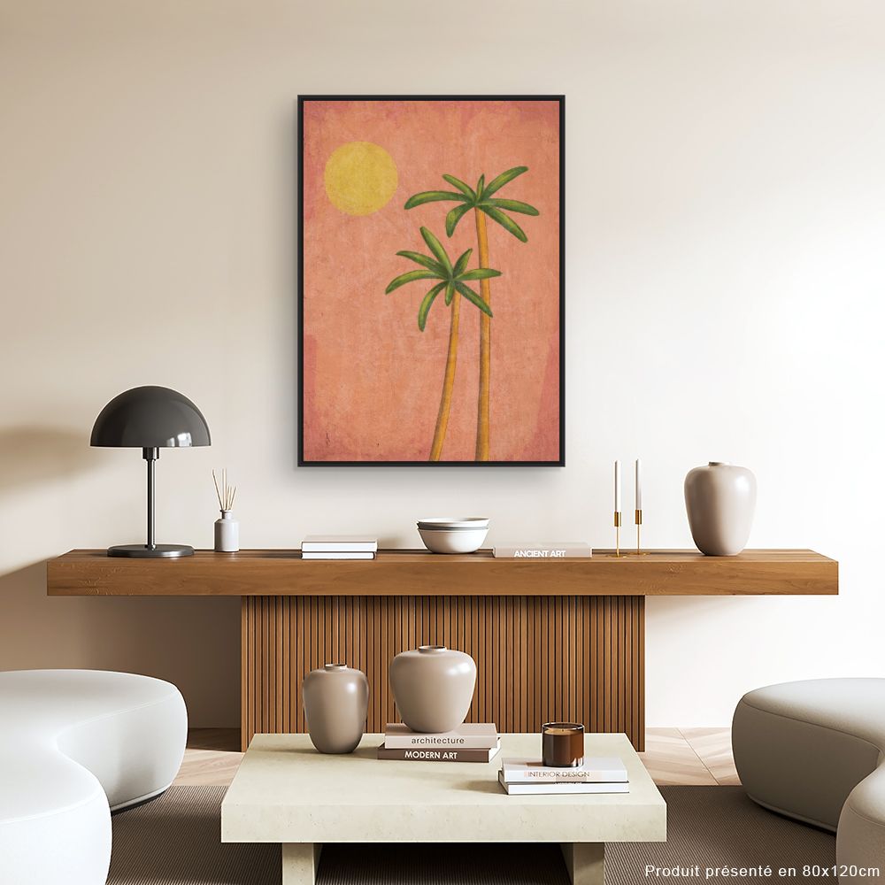 Tableau Palmiers tropicaux