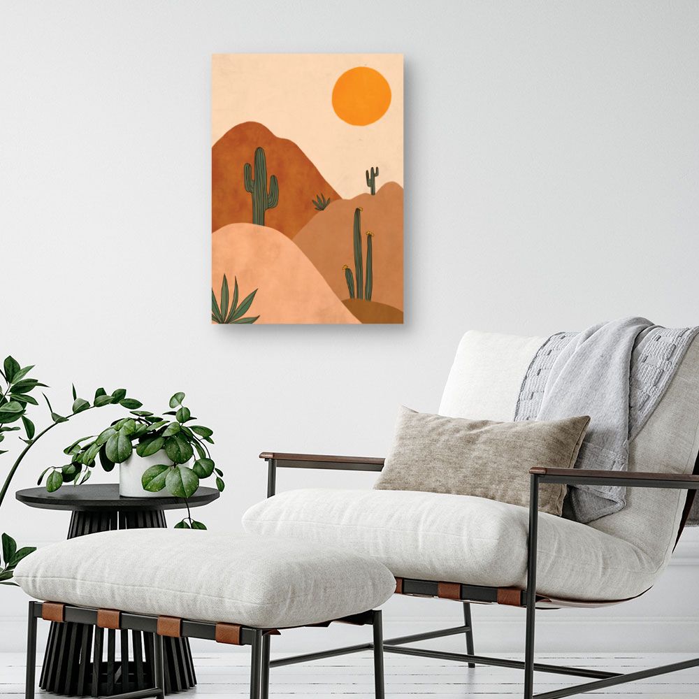 Tableau Paysage désertique serein